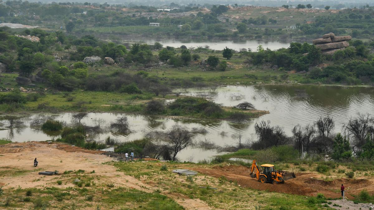 Twin reservoirs of Hyderabad shrivel in realty storm